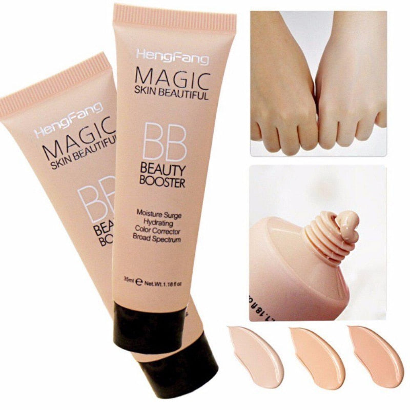 Liquid Concealer Soft Primer BB Cream Full Cover Water Resistant Face Whitening Base Makeup Maquillaje